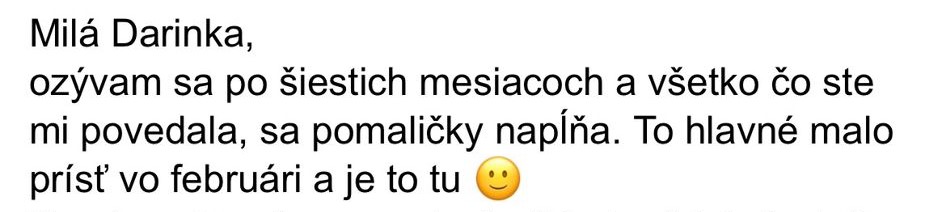 Recenzia od Darinka - všetko sa pomaly napĺňa